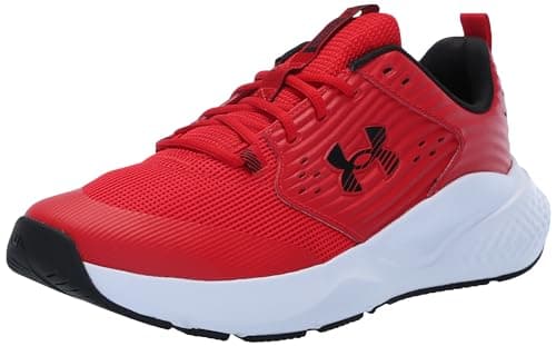 Image of Under Armour Men's Charged Commit Trainer 4 Sneaker, (601) Red/White/Black, 11 UK