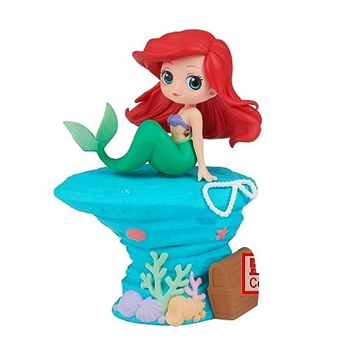 Image of Banpresto, Q Posket Stories Ariel Mermaid Style Disney Characters (Ver.A) 3.5" Multicoloured BP88304