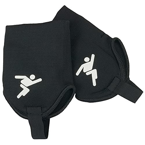 Image of Precision Unisex's Ankle Protectors, Black, Junior