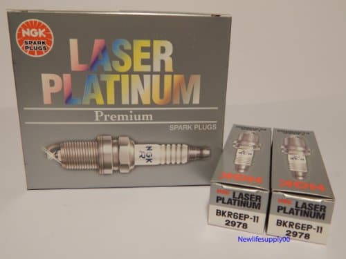 Image of NGK 2978 Laser Platinum Premium Spark Plugs BKR6EP-11 - 6 PCS *NEW*