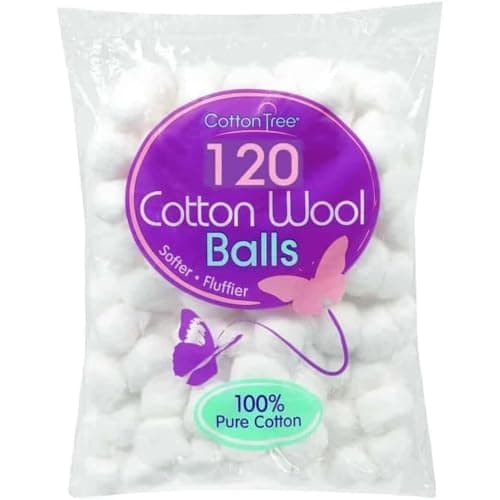Image of Cotton Tree 100 Percent Pure Cotton, Super Soft, Pack of 120