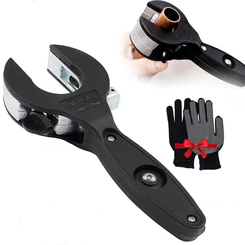 Image of Ratcheting Tube Cutter for 1/4" to 7/8" Tubing 2 in1 Close Quarters Tube Compact Cutter ratcheting pvc cutter for cutting pvc and Soft Gold Tubes,ratcheting tubing cutter(0.23" to 0.9" (6-23mm))