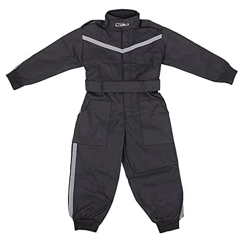 Image of Zorax Black L (9-10 Years) CUB Kids Children Motocross Suit - ATV Dirt Quad Bike Karting Motorbike Clothing