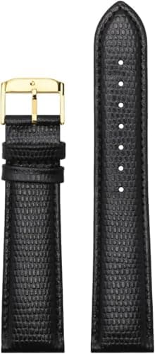 Image of CaelumDecor New For Movado Museum Men's Watch, 21mm Stainless Steel Bracelet Replacement, Solid Metal Band for Men, Original Style Watch Strap (Size:18mm,Color:black-gold)