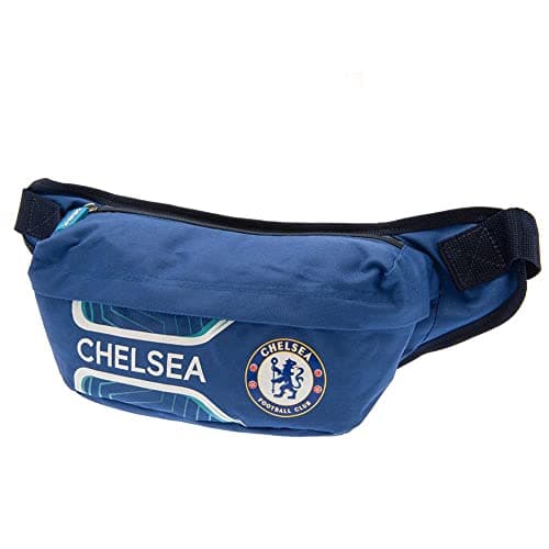 Image of Chelsea FC Crest Crossbody Bag (One Size) (Royal Blue/White/Black)