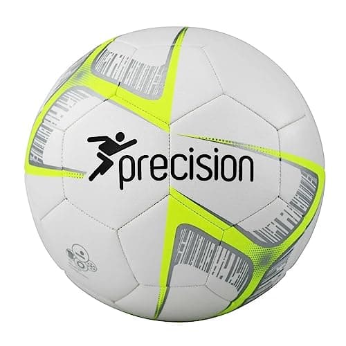 Image of Precision Unisex-Youth Fusion Lite Football, White/Yellow, 320gms