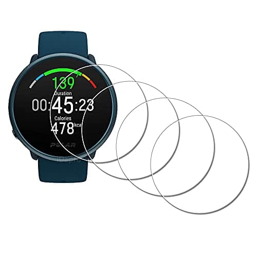Image of iDaPro Screen Protector for Polar Ignite 2 / Ignite Watch [4 Pack] Tempered Glass Anti-Scratch Bubble-Free Easy Installation