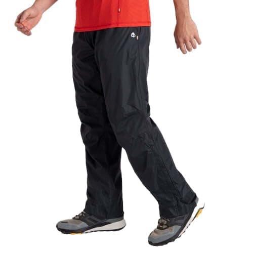 Image of Craghoppers Mens Unisex Ascent II Waterproof Overtrousers, Black, W32 / 33L EU