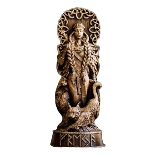 Image of yanwuwa Thors//Statue Norses God Statue Scandinavian Pantheons Ornament Home Decors Vikinges Figurines