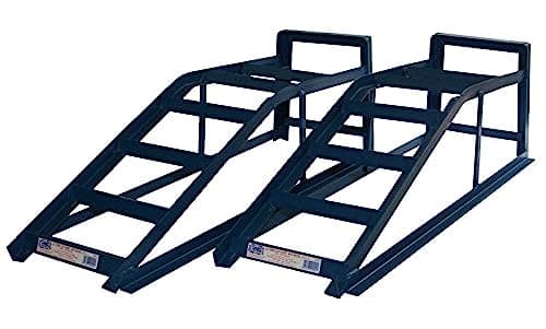 Image of Fastcar Pair of Heavy Duty Metal 2 Tonne (2000kg) Car Maintenance Ramps