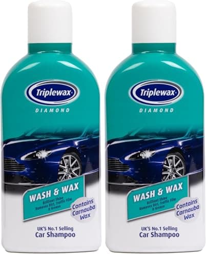 Image of Triplewax Wash and Wax Car Shampoo, 1 L (Pack of 2)