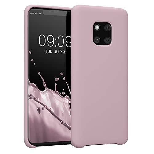 Image of kwmobile Case for Huawei Mate 20 Pro Case - Soft Cover - Shockproof Silicone - Wireless Charging Mauve