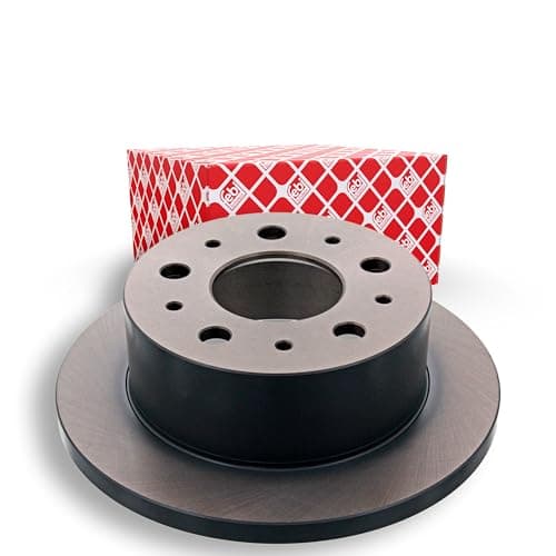 Image of febi bilstein 43937 Brake Disc Set (2 Brake Disc) rear, full, No. of Holes 5