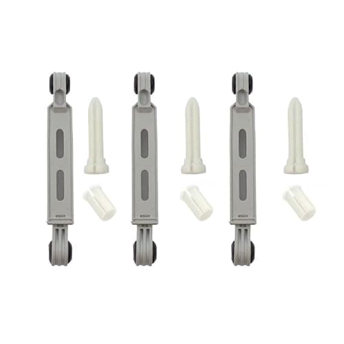 Image of 3 Pieces Washing Machine Shock Absorber with Pins Suspension Strut Set 90N – Compatible with Bosch Siemens Neff Balay Constructa – Replaces 00673541, 00660865, 00742719, 742719