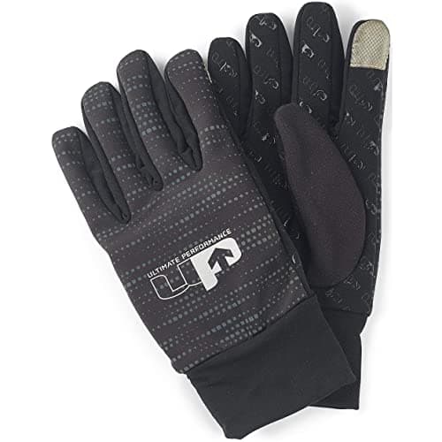 Image of Ultimate Performance Reflective Runners Gloves, Black/Multi, M