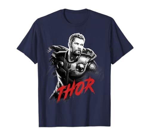 Image of Marvel Avengers Endgame Thor Tonal Portrait Graphic T-Shirt T-Shirt