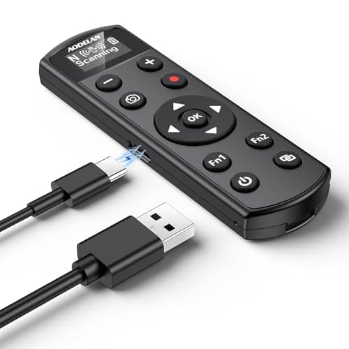 Image of Rechargeable Shutter Release for Nikon AODELAN Wireless Camera Remote Control Compatible with COOLPIX P1000, P1100, P950, B600, A1000, Z50, Z30, Z fc, Z6 II, Z7 II,Z5, Replaces Nikon ML-L7(Black)