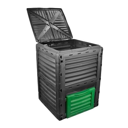 Image of KCT Garden Compost Bin – 300L - Eco Friendly Waste Composter & Recycling Outdoor Organic Waste Converter