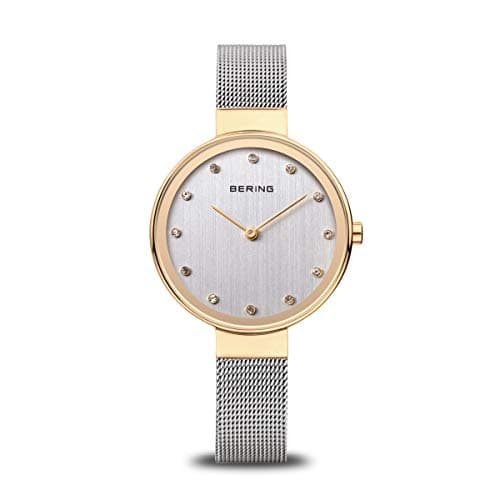 Image of BERING Women Analog Quartz Classic Collection Watch with stainless steel Strap and Sapphire Crystal 12034-010