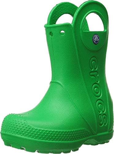 Image of Crocs Handle It Rain Boot Kids, Grass Green, 6 UK Child