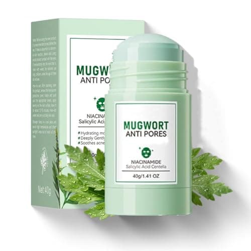 Image of Mugwort Clay Mask Stick - Mugwort Face Masks Skincare - Clay Mask for Pores, Deep Cleaning Grease,Water Oil Balance-Clarify Skin - Daily Face Care for a Lot of Skin Type 1pcs
