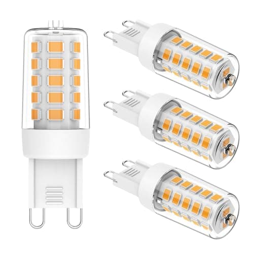 Image of Aegislogic G9 Led Bulb 2700K Dimmable Soft Warm White for Daylight Light 330 lumens 3W Equivalent 10W 20W 30W Halogen Light Repalcement 4 Pack