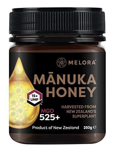 Image of Melora Genuine Manuka Honey - 525 MGO, 250g - 15+ UMF - 100% Pure & Traceable High Strength Manuka from New Zealand