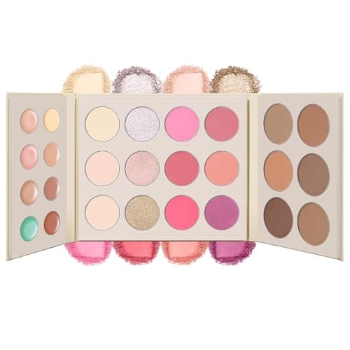 Image of UCANBE 26 Colors 4-in-1 Multi-Use Face Palette, Long-Lasting Makeup Palette with 8 Concealers, 6 Contours, 6 Highlighters and 6 Blushes All In One Palette, High Coverage and Travel-Friendly