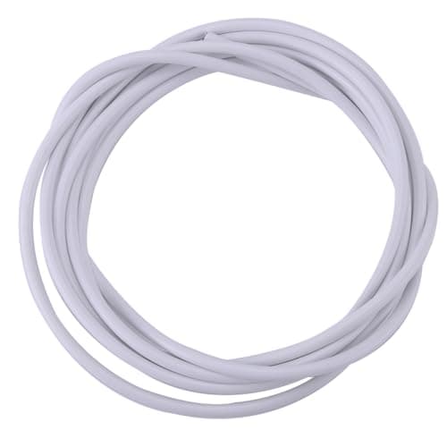 Image of Yosoo White Brake Cable Housing, 5mm Brake Cable Outer Casing, Bicycle Brake Cable, 4mm Bike Shifting Housing Wires for Road MTB Replacement, 3 Meters(White)