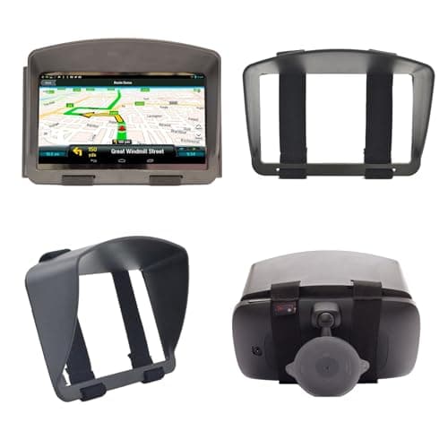 Image of Digicharge Sat Nav Sun Shade Visor For 8’’ inch Garmin Drivesmart 86, Camper 895, Camper 890, Dezl LGV810, Dezl LGV800 8in GPS Anti-Glare