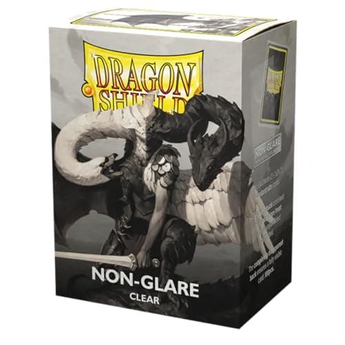 Image of Dragon Shield | Standard Size Card Matte Sleeves | 100 CT - Non Glare Smooth & Tough Premium TCG Sleeves | Compatible with Pokemon, Flesh & Blood, One Piece & Magic the Gathering | Clear