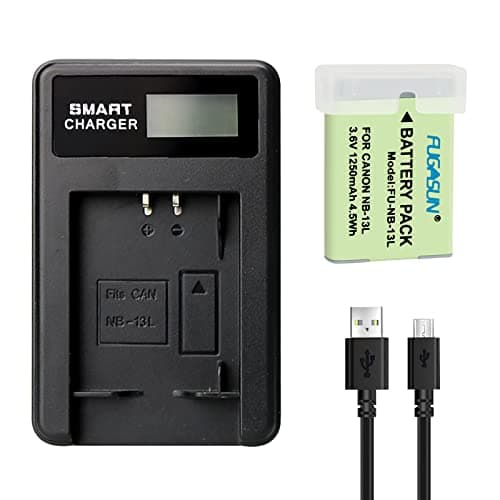 Image of FUGASUN 1 pcs 1250mAh NB-13L NB13L Battery With Battery Charger for PowerShot G7 X Mark III,G7 X Mark II,G9 X Mark II,G1 X Mark III,G5 X,G5 X Mark II,G7 X,G9 X,SX620 HS,SX720 HS,SX730 HS,SX740 HS