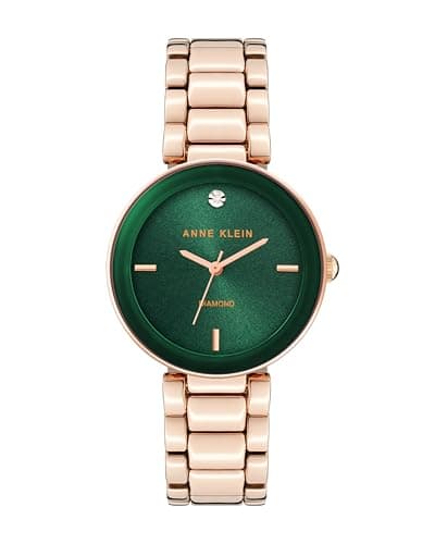 Image of Anne Klein Women's Genuine Diamond Dial Bracelet Watch
