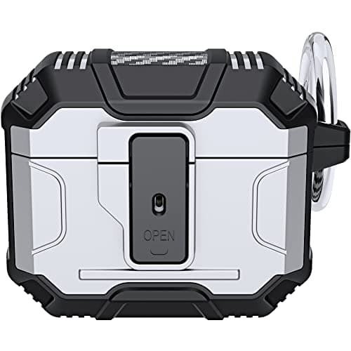 Image of AKABEILA Case for AirPods 3 Case Cover with Carabiner, Pop-up AirPods 3 2021 Charging Case Dual Layer Air Pod 3 Case Support Wireless Charging