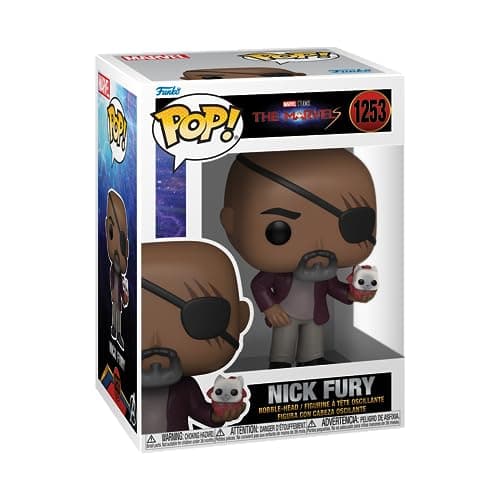 Image of Funko POP! Vinyl: The Marvels - Nick Fury - Collectable Vinyl Figure - Gift Idea - Official Merchandise - Toys for Kids & Adults - Movies Fans - Model Figure for Collectors and Display
