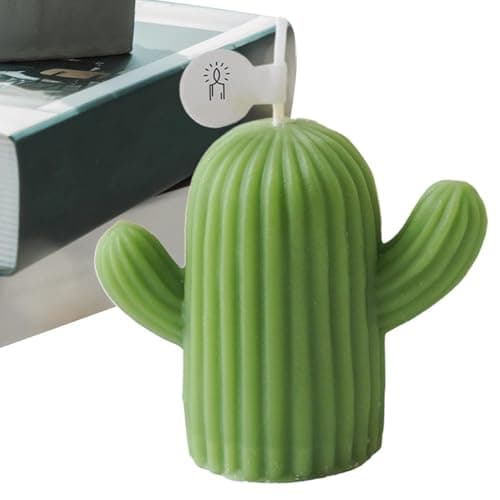 Image of Cactus Scented Candles for Women, Christmas Candles - Cactus Shaped Scented Candles for Women, Scented Candles for Aromatherapy Relaxation at Home