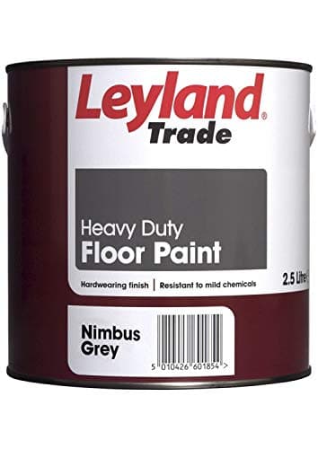 Image of Leyland Trade Heavy Duty Floor Paint - Nimbus Grey 2.5L