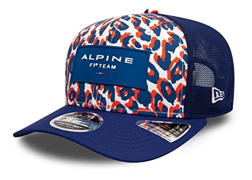 Image of New Era Alpine Blue Adjustable Trucker Cap for Formula 1 Fans - Unisex-Adults