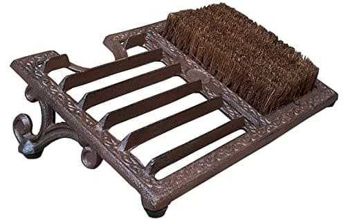 Image of Selections Vintage Style Cast Iron Boot Shoe Scraper, Jack & Brush