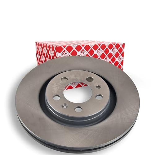 Image of febi bilstein 17936 Brake Disc Set (2 Brake Disc) front, internally ventilated, No. of Holes 5