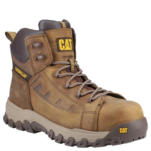 Image of Caterpillar Male Threshold Rebound Safety Boot, Brown, 9