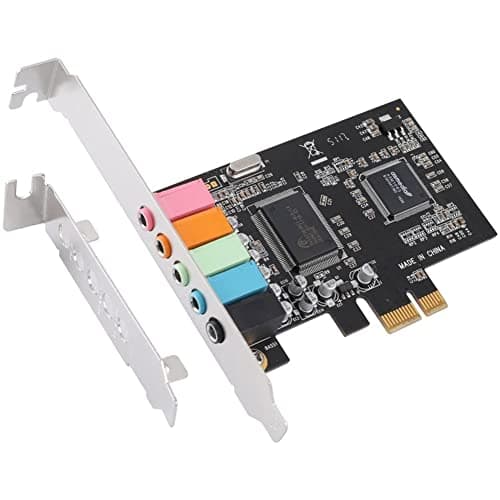 Image of Hundnsney PCIe Sound Card 5.1, PCI Surround Card 3D Stereo Audio with High Sound Performance PC Sound Card CMI8738 Chip
