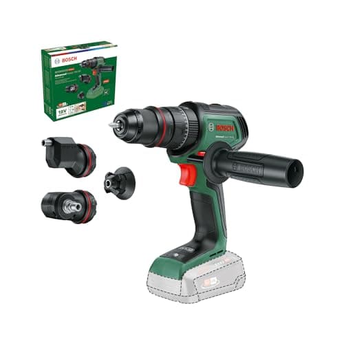 Image of Bosch Cordless Combi Drill AdvancedImpact 18V-80 QuickSnap (for Drilling and Screwdriving; 18V System; Brushless; 82 Nm; 13mm Drill Chuck; Auxiliary Handle; Without Battery)
