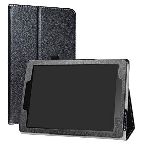 Image of ASUS Chromebook Tablet CT100PA Case,LiuShan PU Leather Slim Folding Stand Cover for 9.7" ASUS Chromebook Tablet CT100PA Android Tablet,Black