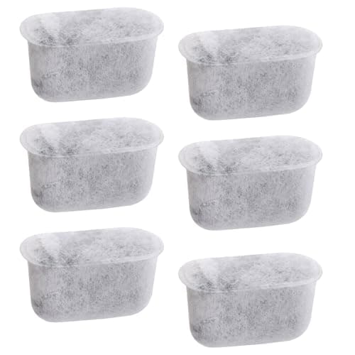 Image of Set of 12 Charcoal Water Filters,Replacement Non-Woven Activated Carbon Sage Water Filters Coffee Machines Universal Fit Replacement Cartridges for Coffee Makers(47 * 20 * 27mm)