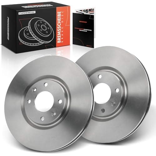 Image of Frankberg Brake Disc Set incl. 2x Discs Front Vented Ø302mm Compatible with 208 I CA CC 308 CC 4B 308 SW I 4E 4H 5008 0E 0U Replace# 4249J8,424981