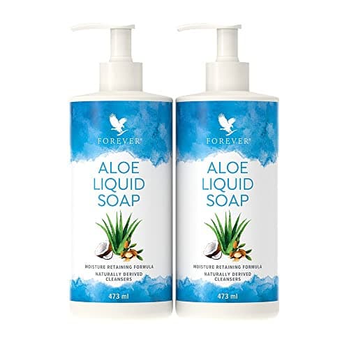Image of Forever Living Products Aloe Liquid Soap, 473ml, Cleanse and Moisturise, Vegan friendly, pure Aloe Vera blended with Jojoba oil. (bundle of 2)