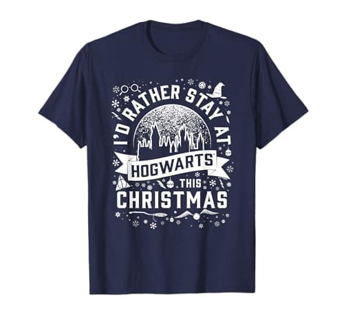 Image of Harry Potter Hogwarts at Christmas T-Shirt