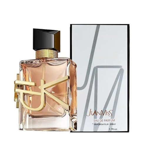 Image of JEAN MISS Freedom Eau de Parfum for Women, 50ml Natural Citrus and Floral Fragrance with Orange Blossom, Lavender, Vanilla Notes, Long-Lasting Scent Perfume for Her