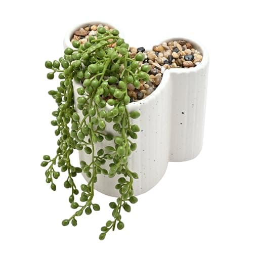 Image of Widdop and Co Disney Mickey Shapes Planter With Faux Plant